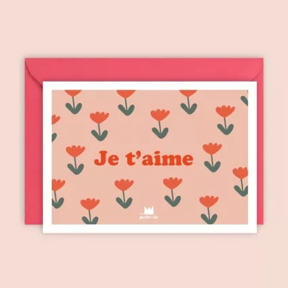 Carte - Je t'aime