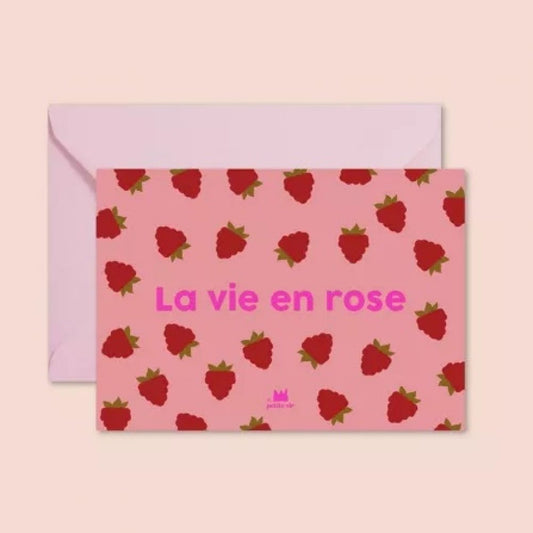 Carte - La vie en rose