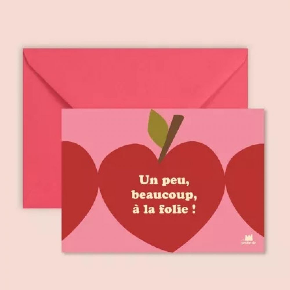 Carte - Un peu, beaucoup, à la folie