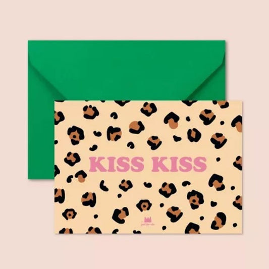 Carte - Kiss kiss léopard