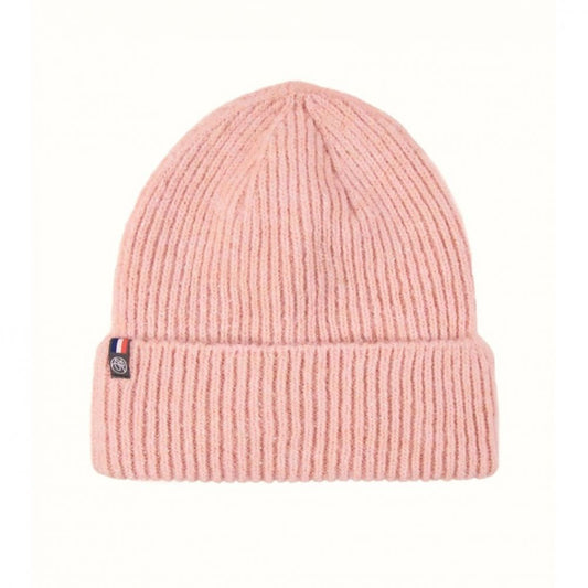 Bonnet pailleté Natacha - Rose peau