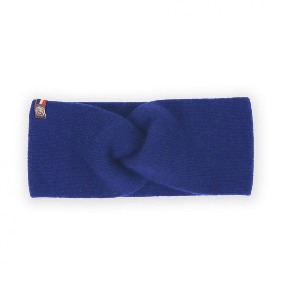 Bandeau en cachemire Paule - Marine