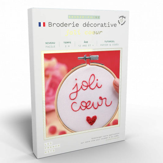 Kit broderie - Joli Coeur