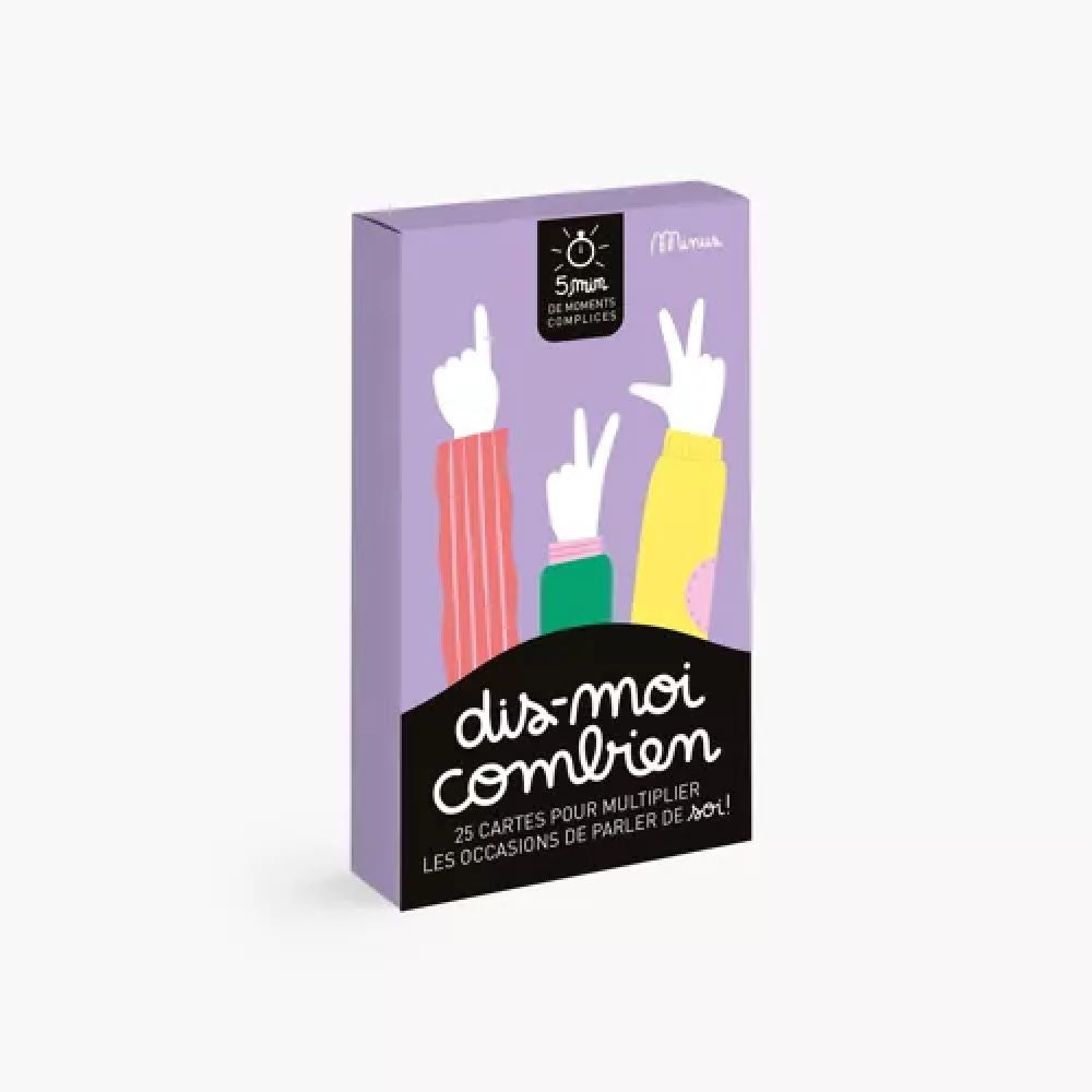 Dis-moi combien - 25 cartes pour multiplier les occasions de parler de soi !