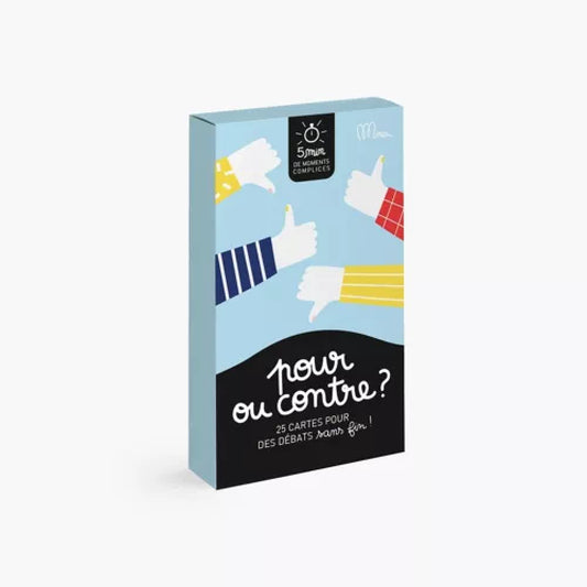 Pour ou contre ? - 25 cartes pour des débats sans fin !