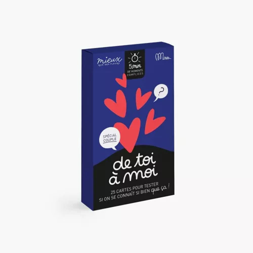 De toi à moi - Spécial Couple - 25 cartes pour tester si on se connaît si bien que ça !
