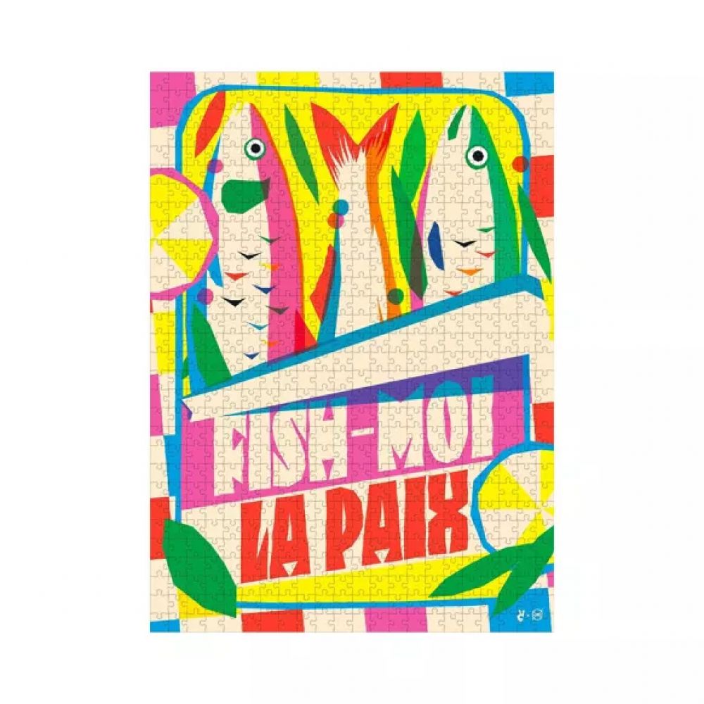 Puzzle 1000 pièces - Fish moi la paix
