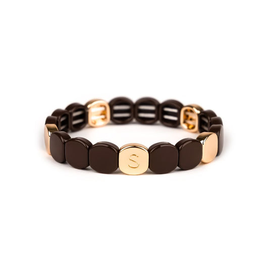Bracelet Simone à Bordeaux - Colorful - chocolat - Taille L