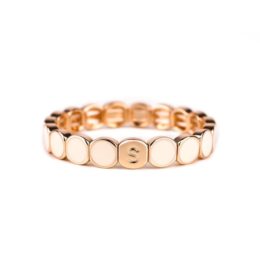 Bracelet Simone à Bordeaux - Colormind - beige - Taille L