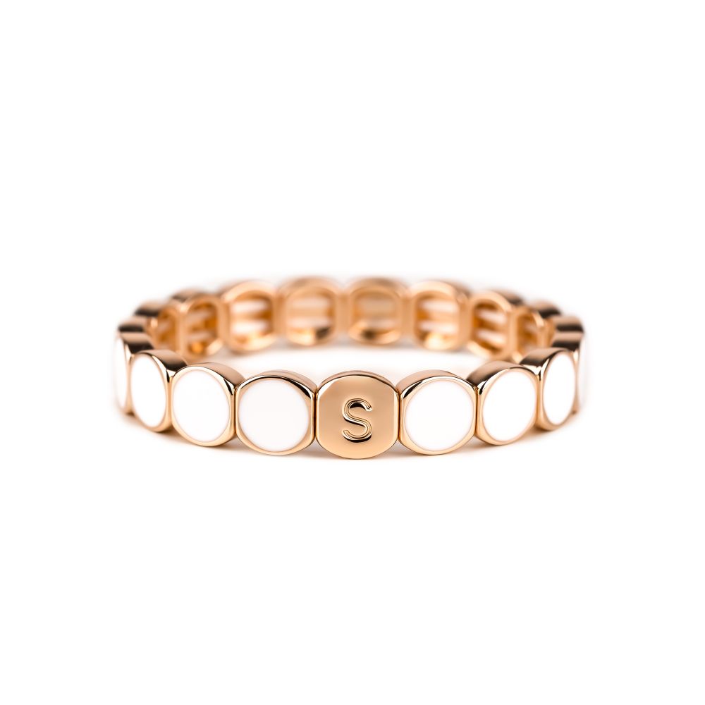 Bracelet Simone à Bordeaux - Colormind - blanc - Taille L