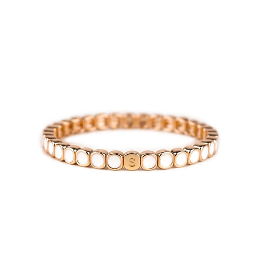 Bracelet Simone à Bordeaux - Colormind mini - blanc - Taille L
