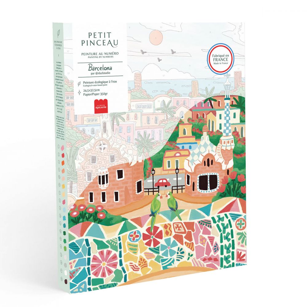 Coffret peinture au numéro - Barcelone
