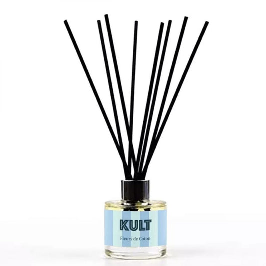Diffuseur rayé Kult - Fleurs de coton