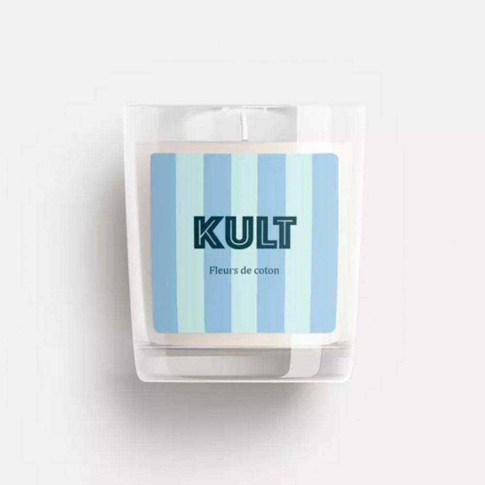 Bougie végétale Kult - fleurs de coton