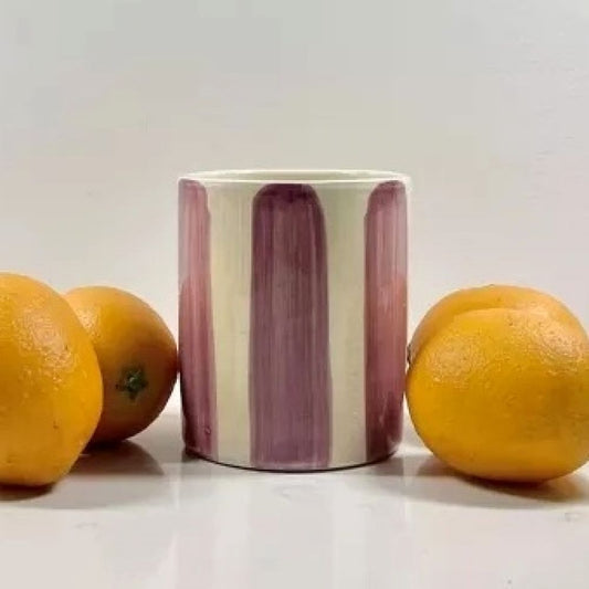 Bougie en céramique émaillée Kult - figue