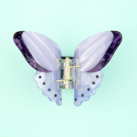 Pince à cheveux - Papillon mauve