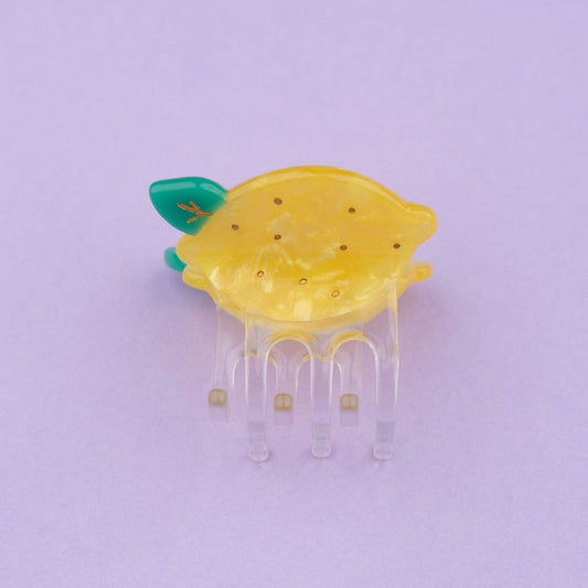 Mini-pince à cheveux - Citron
