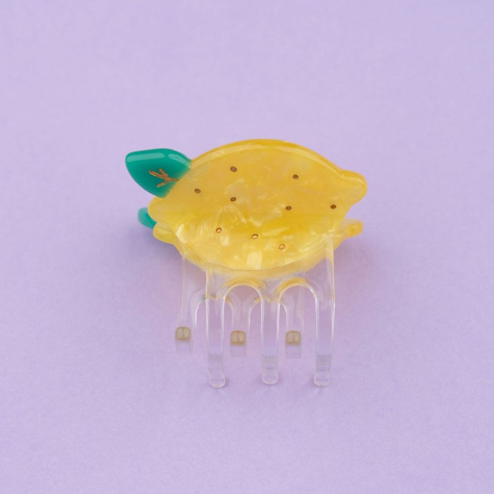 Mini-pince à cheveux - Citron