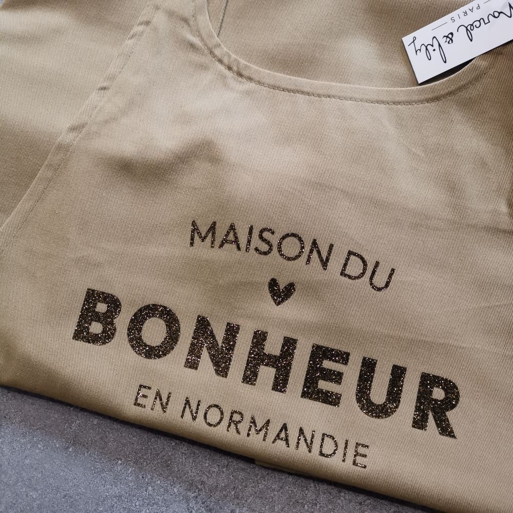 Tablier - sable -  Maison du bonheur en Normandie