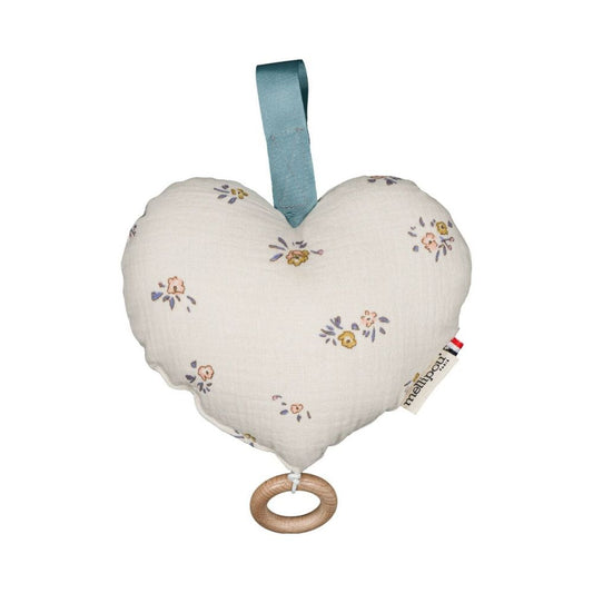 Boite à musique - Minibam coeur musical à fleurs - Stevie Wonder