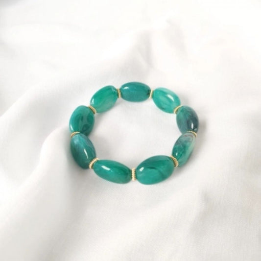 Bracelet Jane - taille S/M - bleu Lagon