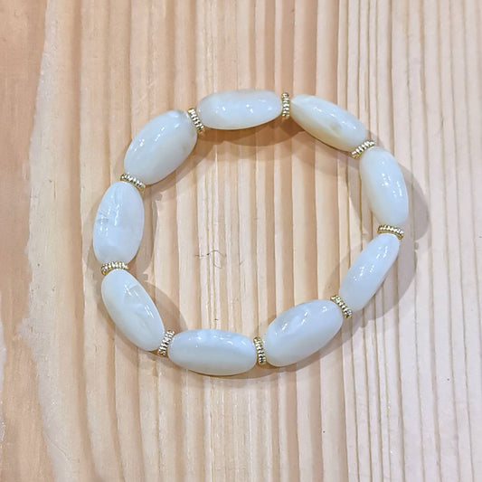 Bracelet Jane - taille S/M - ivoire