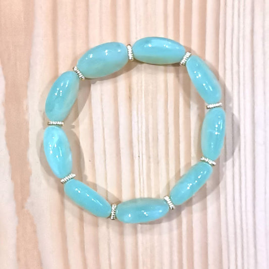 Bracelet Jane - taille S/M - vert d'eau