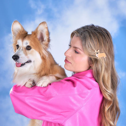 Barrette à cheveux - Corgi