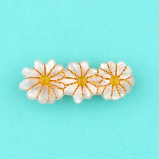 Barrette à cheveux - Pâquerettes