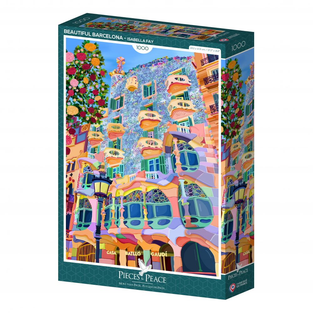 Puzzle 1000 pièces - Magnifique Barcelone