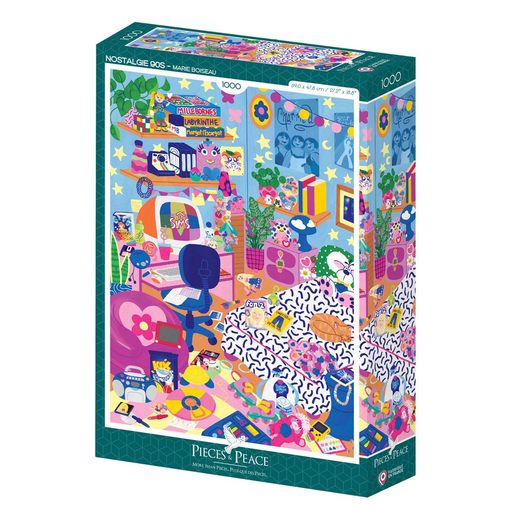 Puzzle 1000 pièces - Nostalgie 90s