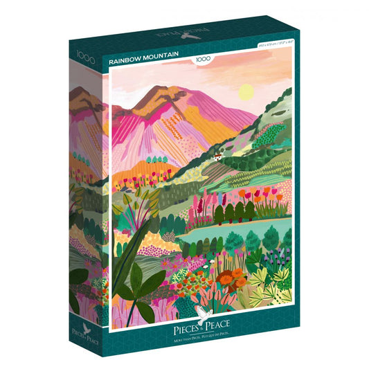 Puzzle 1000 pièces - Rainbow mountain