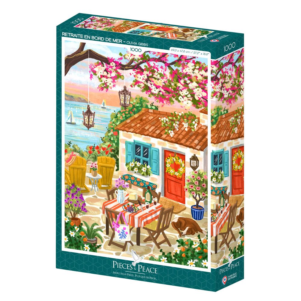 Puzzle 1000 pièces - Retraite en bord de mer