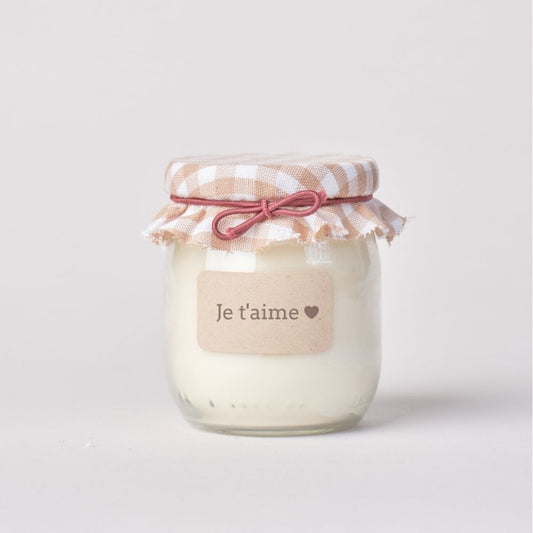 Bougie végétale parfumée - Je t'aime