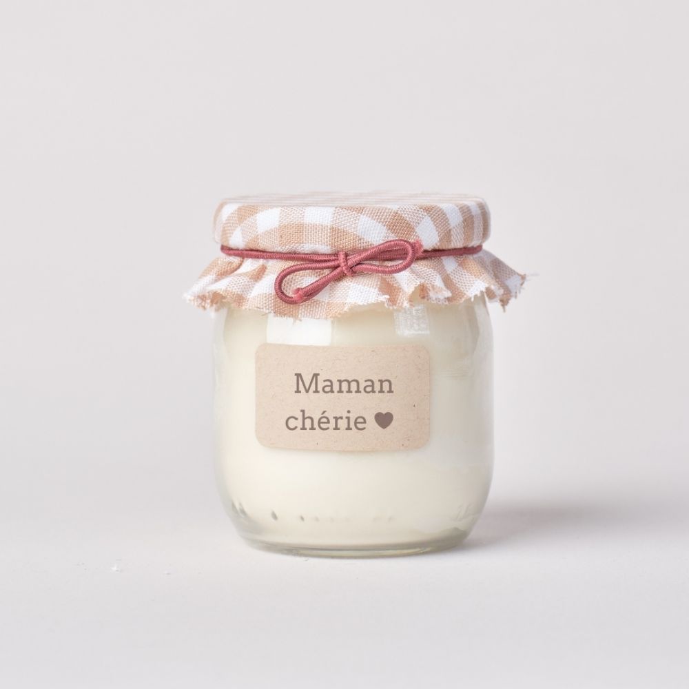 Bougie végétale parfumée - Maman chérie