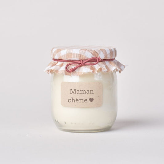 Bougie végétale parfumée - Maman chérie