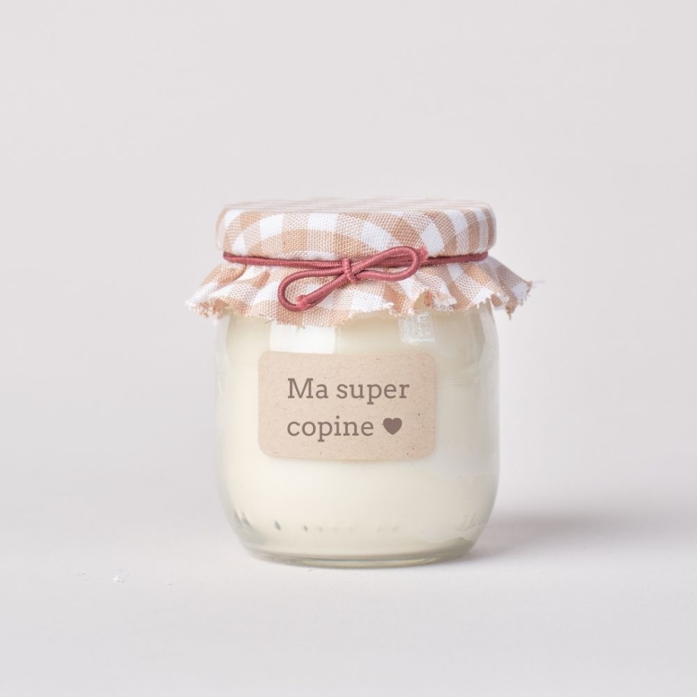 Bougie végétale parfumée - Ma super copine
