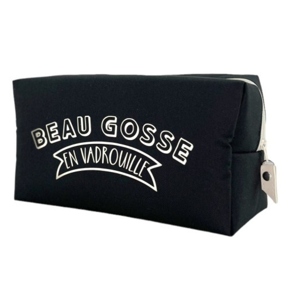 Trousse de toilette - Taille M Brooklyn noir - Beau gosse en vadrouille