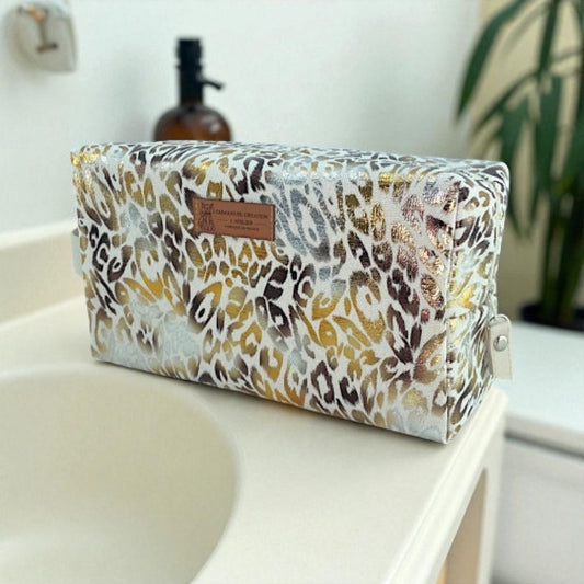 Trousse de toilette -Taille M Savannah blanc
