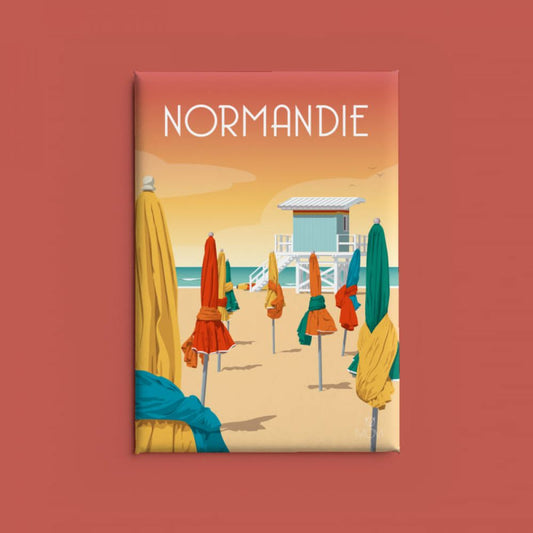 Magnet - Normandie - Les Parasols