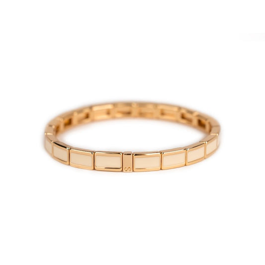 Bracelet Simone à Bordeaux - Fin serti - Beige