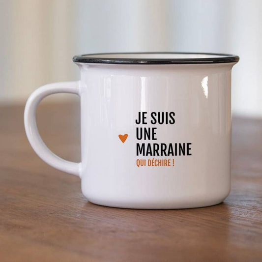 Mug - Je suis une marraine qui déchire