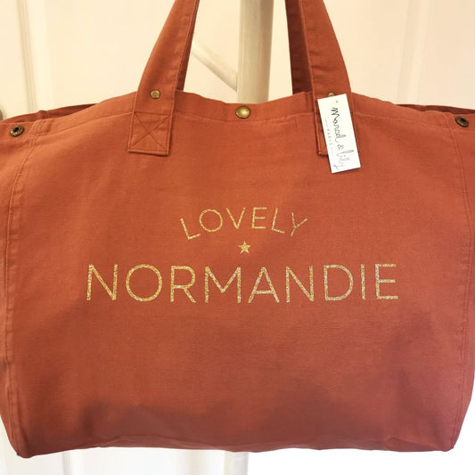 Grand cabas - bois de rose - Lovely Normandie