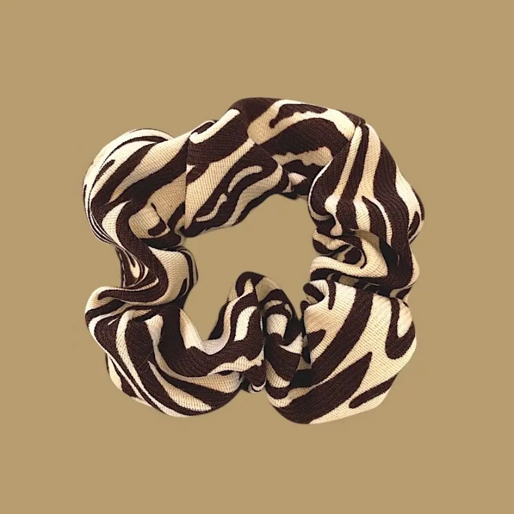 Chouchou zèbre - Marron foncé
