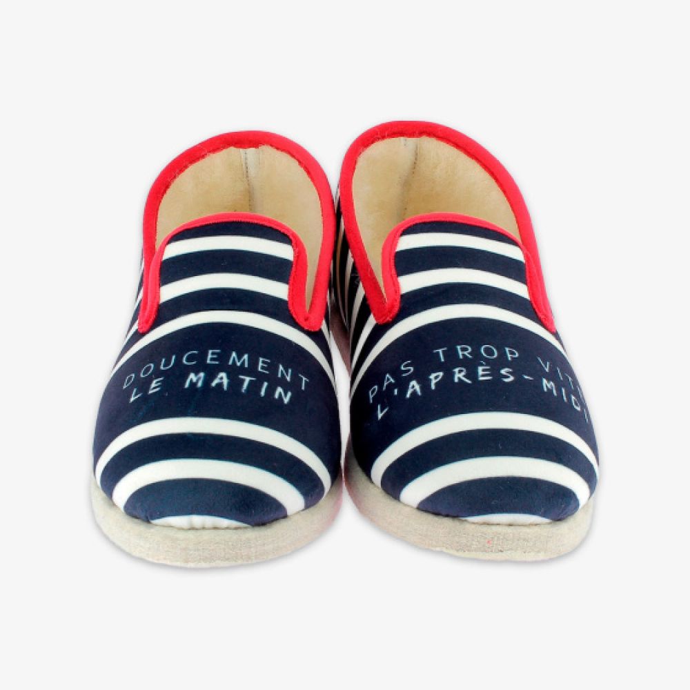 Chaussons charentaises - Doucement le matin - Pointure 44
