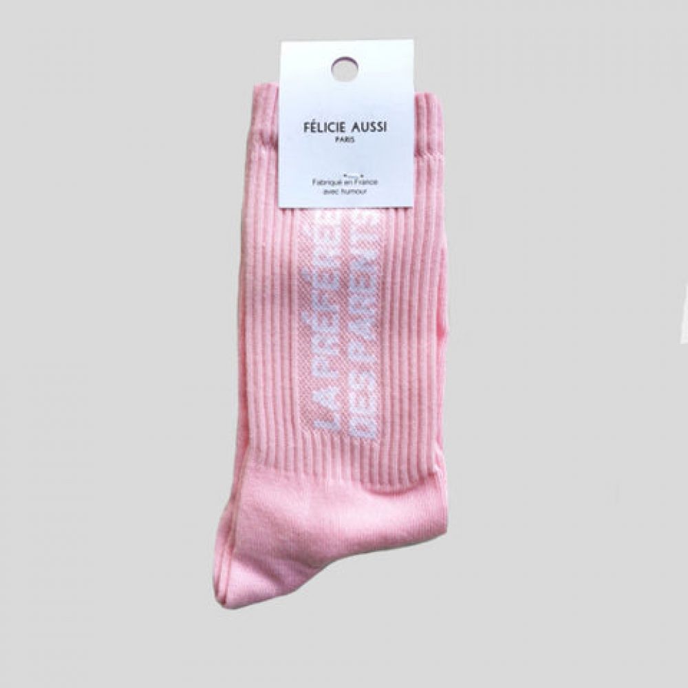 Chaussettes 36/40 - Rose - La préférée des parents