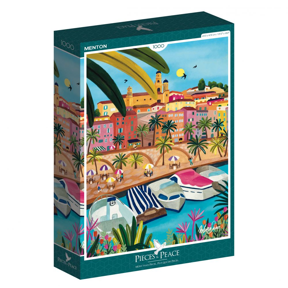 Puzzle 1000 pièces - Menton