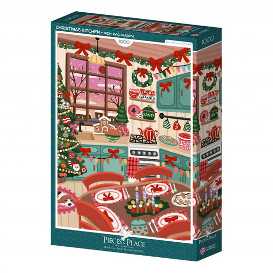 Puzzle 1000 pièces - La Cuisine de Noël