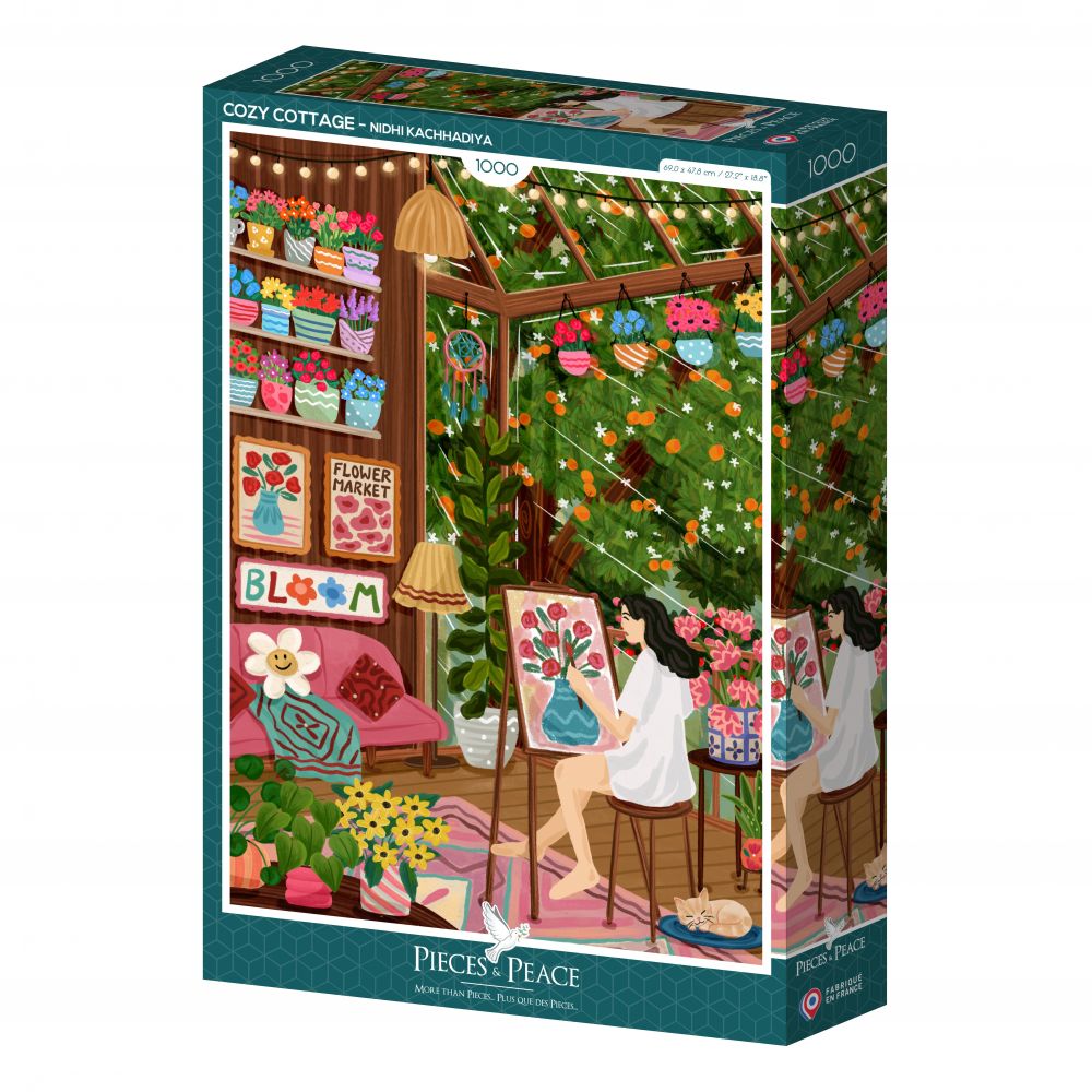 Puzzle 1000 pièces - Cottage confortable