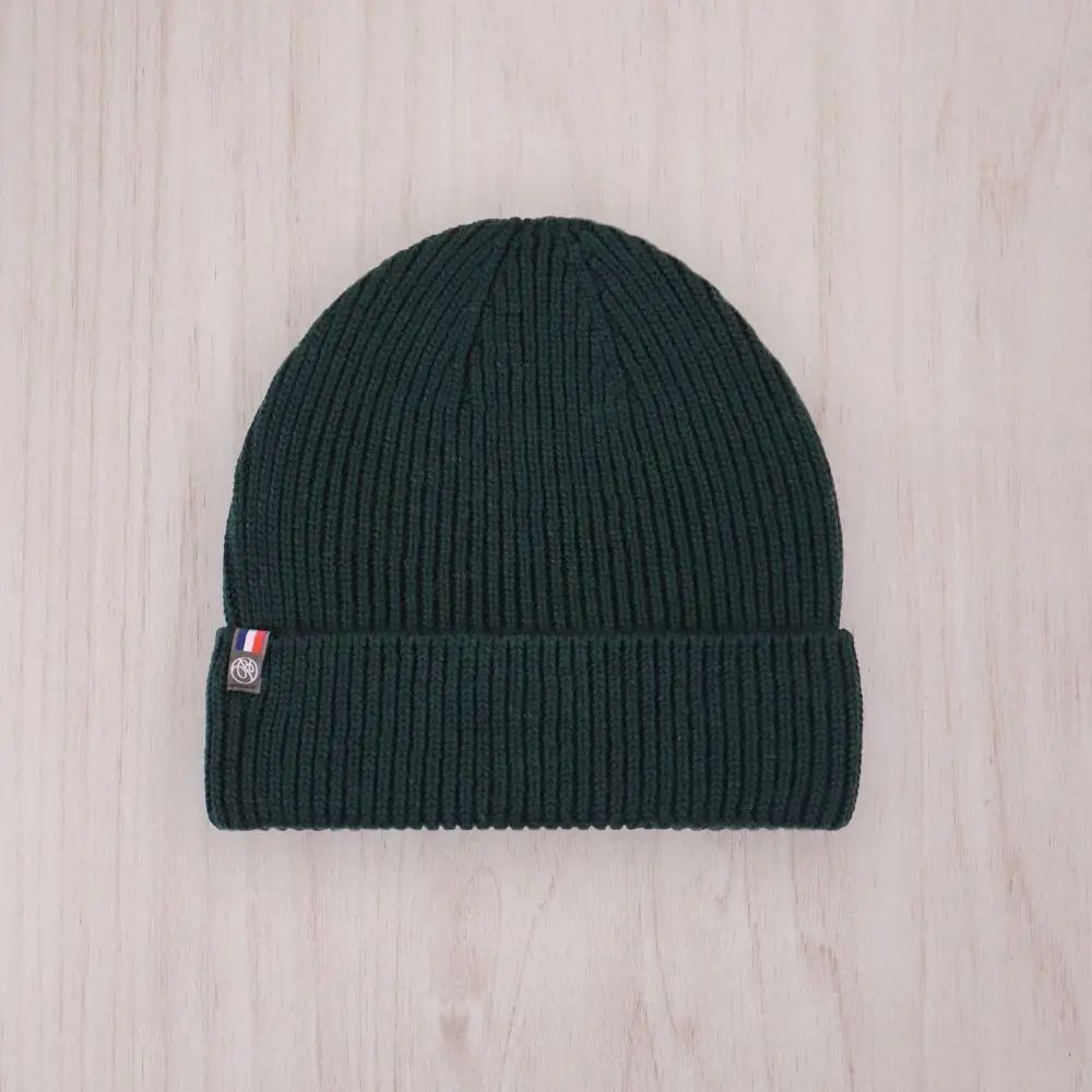 Bonnet mixte 100% laine Perinne - Noir